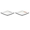 Plato de melamina rectangular restaurante olla caliente plato de restaurante plato para barbacoa plato de plástico para barbacoa plato creativo para sushi comercial