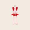 Jinnew Original Dibujo Animado Lindo Muñeco de Peluche Muñeco Dopamina Conejo de Orejas Largas Colgante Llavero Colección