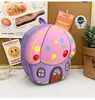 2026 Nova Mochila Infantil Fofa Casa Cogumelo Desenho Animado Opções Multicores Moda Mochila de Jardim de Infância para Bebê
