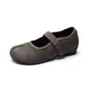 Zapatos planos Mary Jane retro para mujer, nueva colección otoño 2026, con cierre de velcro, tacón oculto, planos de punta fina estilo ballet y estilo mocasín