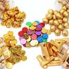 Artigos de Ano Novo moeda de ouro decoração de chocolate decoração de bolo plug-in lingote amendoim barra de ouro chocolate 500g doce de casamento