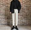 Pantalones casuales de otoño para hombre, pantalones rectos con colgantes, pantalones estilo Hong Kong, pantalones ajustados de estilo coreano para hombre, pantalones de estudiante de moda.