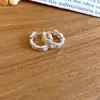 Goteo de Aceite Cara Sonriente Redonda Corazón Moda Clips para Orejas Simples Pendientes Frescos Dulces Pendientes de Diseño de Nicho Venta al por Mayor para Mujeres