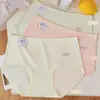 41,5-67,5kg Peças de Viscose 10A Antibacteriana Estilo Doce e Simples Calcinhas Femininas Japonesas de Cintura Média
