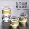 Creativo Nuevo Transparente Pequeño Copa de Vino Redonda Botella de Vino Doméstico De Un Sorbo Pequeña Copa de Vino Portátil Engrosada Oficina Taza de Té