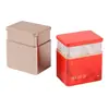 Lata de Té 0.13kg Té Negro 0.1kg Té Verde Lata Universal Empaque de Té Caja de Regalo Rectangular Caja Vacía