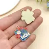 50 Sobres de Cartas Serie Día de las Madres, Flores, Colgantes de Corazón, Aretes DIY, Pulseras, Paquete de Materiales para Accesorios