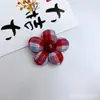 Accesorios de Tela Estilo Coreano en Tonos Beige y Café, Flores de Moño a Cuadros, Accesorios para Joyería DIY, Accesorios para Ropa y Ropa de Muñeca