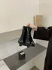 2026 Nuevas Botas Cortas Retro de Punta Fina con Tacón Grueso y Plisados para Otoño Invierno, Modernas, Cómodas, Versátiles para el Trabajo, Mujer