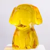 Figurillas de Perro de Cristal de los Doce Animales del Zodiaco: Perro, Rata, Dragón, Serpiente, Caballo, Oveja, Mono, Gallo, Cerdo y Perro Adornos para Manualidades de Sala de Estar y Decoraciones del Zodiaco