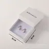 Caja de Joyería Estilo Ins Fuchen con Tapa, Caja de Almacenamiento para Collares, Anillos y Colgantes, Caja de Regalo, Caja de Tapa y Base