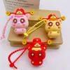 Chaveiro do Ano Novo Chinês com Tema de Cavalo Pequeno Pingente Brinquedo Criativo para Alívio de Estresse Decoração de Chaveiro Presente de Ano Novo