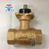 Válvula reguladora eléctrica japonesa Takeshi Azbil, cuerpo VY5302A0012, rosca de bronce, válvula de agua de dos vías DN15