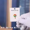 Insignias Metálicas Lindas de Dibujos Animados Estilo Japonés Transfronterizas Serie de Animales y Frutas Pines Esmaltados Frescos y Coloridos Accesorios
