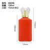 Botella de Vidrio para Perfume Aterciopelada, Botella Vacía Transparente de 100 ml, Procesamiento Personalizado, Botella Dispensadora de Muestras de Perfume, Tapa de Perfume Aterciopelada