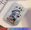 Bolsa de Cartões Original Gatinho Feminina Multicartões Puxar Grande Capacidade Fofa Antidesmagnetização Porta ID Armazenamento Portátil Novo