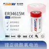 Batería Secundaria de Litio Tipo PowER Ruiyi Er34615M 3.6V 14500mAh Batería de Litio para Instrumento