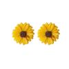 Brincos de Flor de Luxo Leve Estilo Japonês e Coreano ins Design Estilo Chanel Senso de Design Estilo Chá Brincos Doces de Menina Brincos