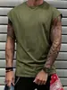 AliExpress 2026 Camiseta Casual de Verano Versátil de Color Sólido de Manga Corta con Cuello Redondo de Secado Rápido para Hombre Estilo Europeo y Americano En Stock Moderna