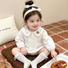 Mameluco Romper Lindo Oso de Peluche con Cuello Moda Otoño 2026 de Manga Larga para Bebés Niñas
