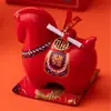 2026 Año Nuevo Año del Caballo Mascota Alcancía de Cerámica Adorno Regalo de Reunión Anual de la Empresa Souvenir Creativo Regalo Personalización