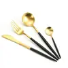 Acero Inoxidable 304 Vajilla Cuchillo y Tenedor Portugueses Cuchara Vajilla para Comida Occidental Cuchillo para Steak de Restaurante Juego de Vajilla Estilo Occidental Nórdico