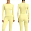 ZORA Venta Caliente Transfronteriza Deporte Manga Larga Nylon Secado Rápido Yoga Fitness Top Manga Larga para Mujer