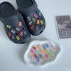 Zapatos Croc, Hebillas de Zapatos de Flores, Accesorios, Pantuflas Súper Hada DIY, Capelladas Transparentes de Gominola Decorativas, Colgantes de Estilo Lindo