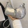 Bolsa de Axila Feminina Nova 2024 Estilo Coreano Moda de Alta Qualidade Design de Nicho Bolsa de Ombro com Corrente Bolsa Transversal Explosiva