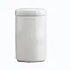 Cerámica de Porcelana Blanca Hogareña Sellada Lata de Té Almacenamiento Portátil Viaje Almacenamiento de Té Simple Pequeño Almacenamiento a Prueba de Humedad
