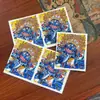 Gran Venta Tanka Tibetano Nepalí Puro Pintado a Mano de Mahakala Núcleo de Tarjeta 4*5