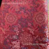 Tecido Jacquard de Alta Densidade com Fio de Ouro Embossado, Brocado de Flor de Orquídea Dourada e Fênix Estilo Chinês Popular em Estoque para Roupas, Coletes e Materiais para Roupas de Ano Novo