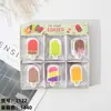 8105 borrador de dibujos animados, borrador de lápiz para estudiantes, borrador pequeño y portátil, papelería, borrador sin costuras fácil de limpiar