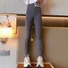 Pantalones de Otoño para Niñas con Tiburón y Barbie, Leggings para Niñas, Pantalones Largos de Moda de Cintura Alta con Estampado de Tiburón para que las Niñas Pequeñas los Usen Afuera