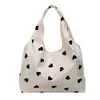 Bolsa Colete de Ombro Único, Bolsa de Mão de Grande Capacidade, Nova Bolsa Tote de Lona Casual Personalizada 2024, Bolsa de Ombro para Estudante