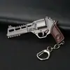 Playerunknown's Battlegrounds Llavero Periférico Pistola de Señal P92 Modelo de Arma Revólver Llavero de Coche Venta al por Mayor
