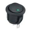Lâmpada Olho de Gato Verde com Certificação Kcd1 Superior Redondo, Carcaça Preta, Três Pés, Duas Velocidades, Interruptor em Forma de Barco com Luz 220V