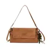 Moda Retro Versátil para el Trabajo Cadena Bolso de Hombro para Mujer 2026 Primavera Otoño Nuevo Simple Gran Capacidad Bolso de Hombro Cruzado