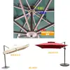 Sombrilla Romana para Patio Exterior Accesorios del Poste Central Manivela Accesorios Parasol de Reemplazo para Sombrilla Romana