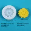 Molde de Silicona de Girasol, Adorno de Velas Aromáticas de Margarita, Horneado de Pasteles Mousse, Molde para Jabón Artesanal