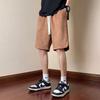 Pantalones cortos de gamuza para hombre, modernos pantalones deportivos de baloncesto, pantalones casuales holgados de verano para hombre, pantalones de playa de cinco puntos, modernos