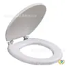Cubierta Gruesa de EVA para Asiento de Inodoro, Cubierta Suave de Espuma para Asiento de Inodoro, Accesorios para Inodoro Cubierta de Espuma Estilo Antiguo en Forma de U en Forma de V