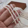 Cuentas Sobrantes, Perlas de Agua Dulce Naturales, Perlas Irregulares Barrocas, Cuentas Sueltas Multitamaño, Perlas Enfiladas para Manualidades