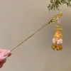 Horquilla de Aleación con Estilo Antiguo para Mujer, Horquilla de Alta Gama Estilo Chino Nuevo, Horquilla Versátil con Borla, Accesorio para el Cabello Retro para Moño en la Parte Posterior de la Cabeza