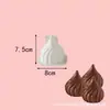 Forma de Silicone para Bolo Mousse de Framboesa Grande com 6 Cavidades, Forma 3D de Framboesa e Chocolate, Forma para Vela de Frutas