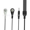 Conector macho de audio de nivel 2.5 personalizado de fábrica a cable conductor de fisioterapia tipo hebilla hembra de electrodo único a ocho