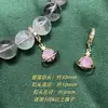 Acessórios DIY de Cristal Alta Retenção de Cor Banhado a Prata Estilo Corte Pingente de Zircônia Anel Pendente Estrela Lua Acessórios para Pulseira