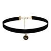 Amazon Joyería Creativa Letra Terciopelo Collar Gargantilla Collar Combinado Joyería de Moda Popular