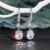 Cao Shi treme Taobao brincos ao vivo moda brincos de diamante colorido brincos de série multicolorida fonte fabricantes atacado