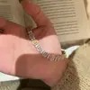 Pulsera Retro de Estilo Palacio Europeo y Americano con Hebilla Cuadrada de Circonita, Pulsera Sencilla y de Moda, Joyería al por Mayor de Lujo Ligero y de Gama Alta
